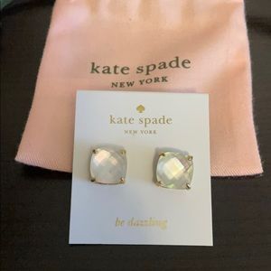 Kate Spade Square Semi-Precious Stone Earrings